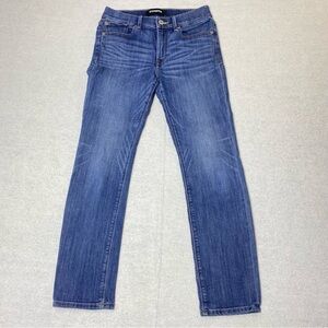 EXPRESS Jeans Women’s 4S Blue Skinny Leg Mid Rise Stretch Y2K Chic Casual Denim